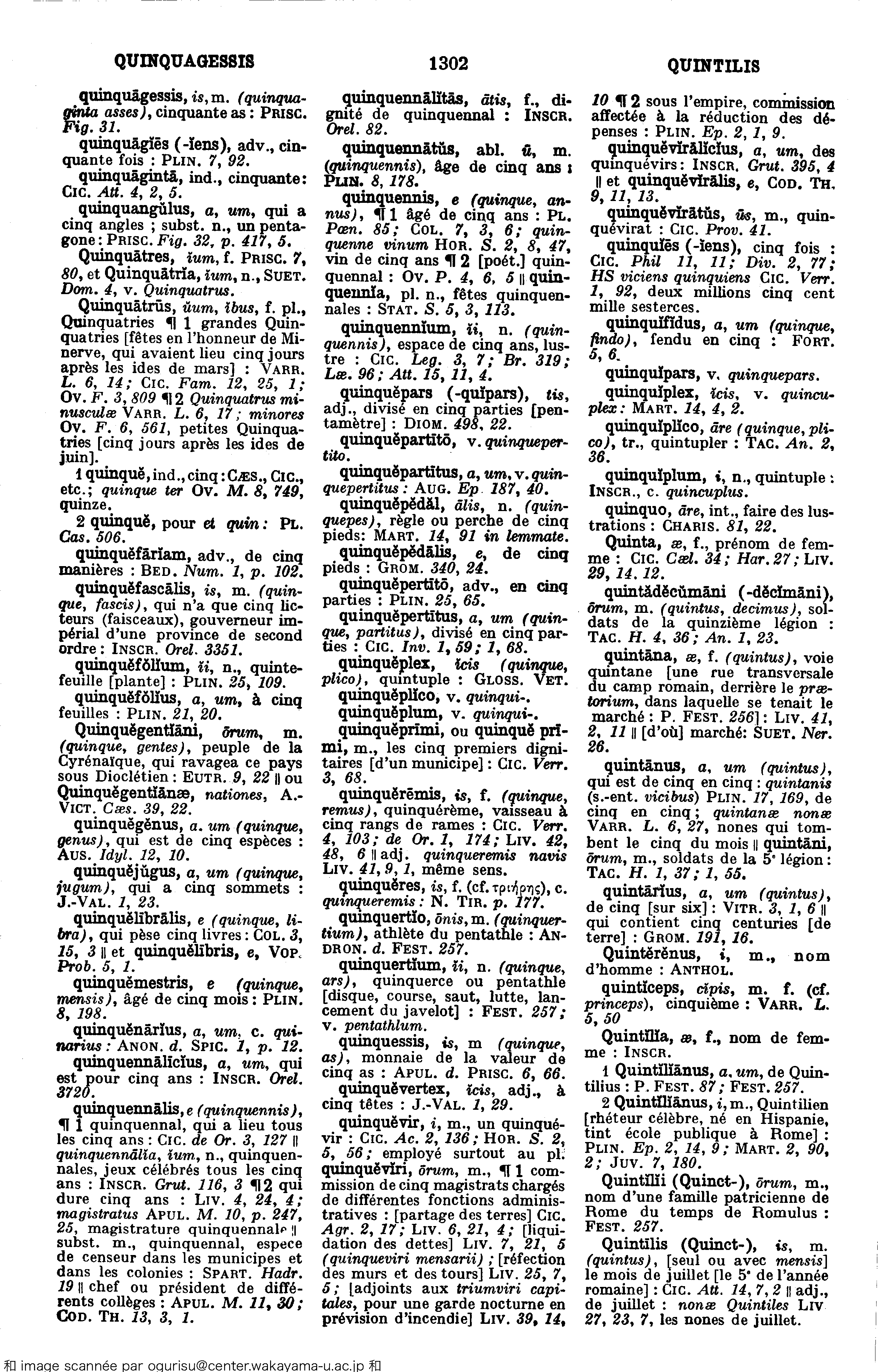 quinquagessis